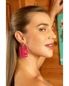 Boucles d’oreilles Teresa roses