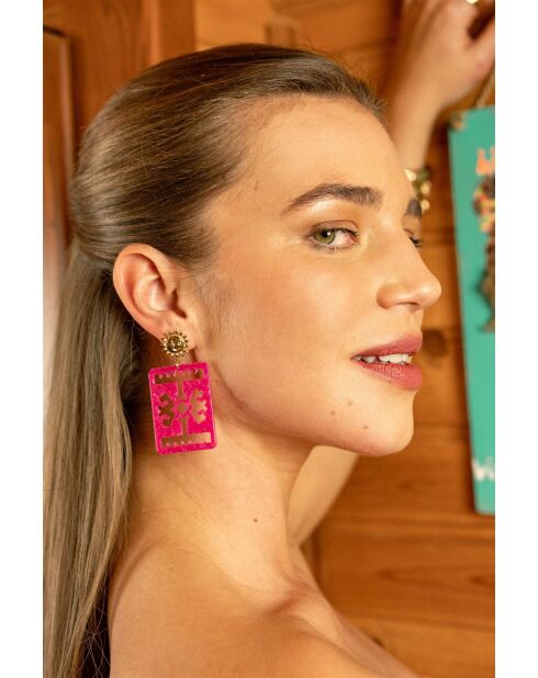 Boucles d’oreilles Teresa roses