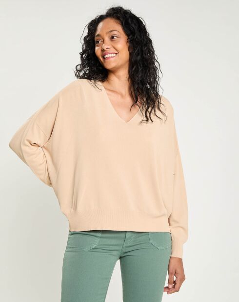 Pull Pastel beige