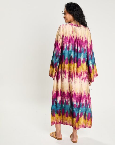 Robe en Soie mélangée Gipsy fushia
