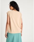 Pull Perle beige