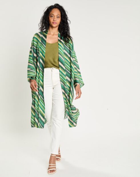 Karel groene kimono