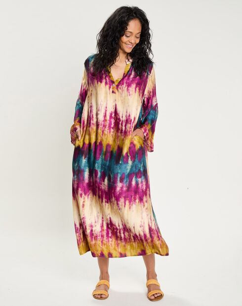 Robe en Soie mélangée Gipsy fushia