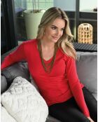 Pull  Belva rouge