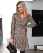Robe Shelba imprimé léopard