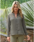 Chemise Manaly kaki