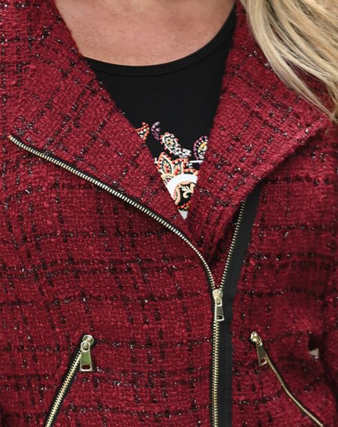 Veste Eden bordeaux