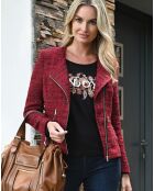 Veste Eden bordeaux