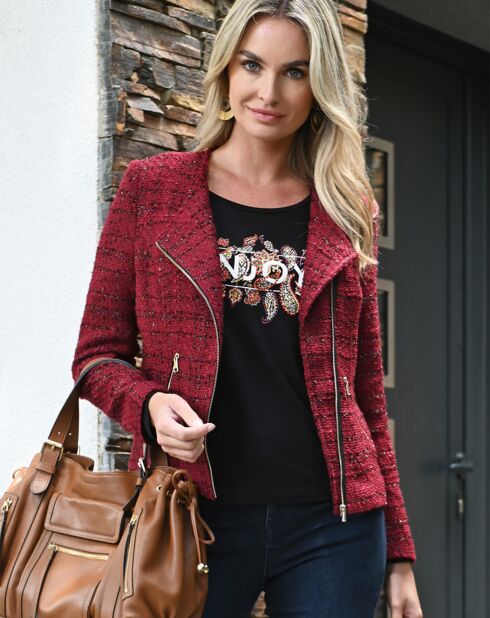 Veste Eden bordeaux