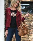 Veste Eden bordeaux
