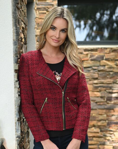 Veste Eden bordeaux