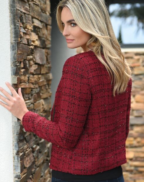 Veste Eden bordeaux