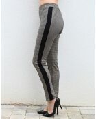 Pantalon Beverly imprimé gris