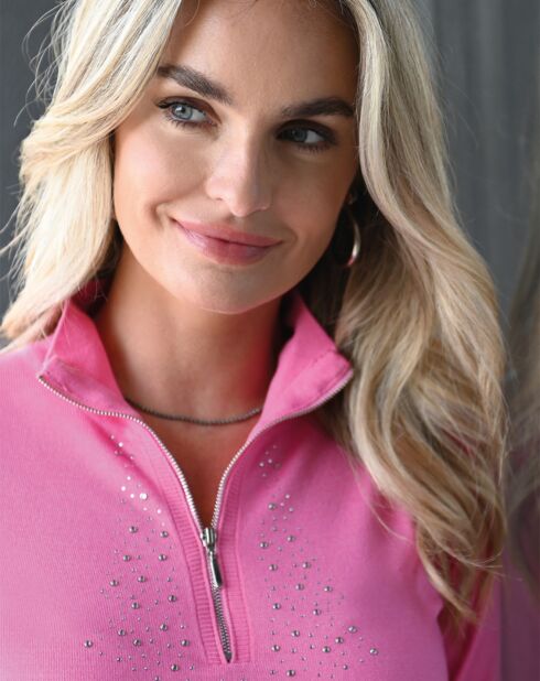 Pull Garance rose