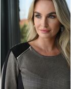 Robe  Jill imprimée noire