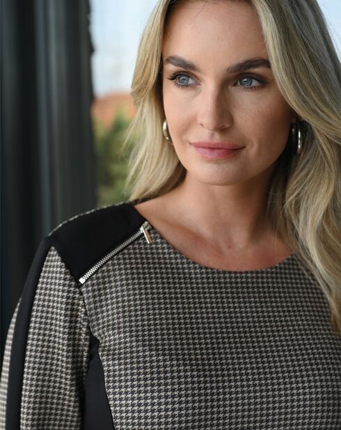 Robe  Jill imprimée noire