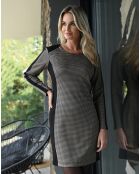 Robe  Jill imprimée noire