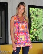 Tunique Jaipur imprimée multicolore