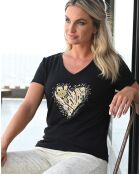 T-Shirt Boa noir