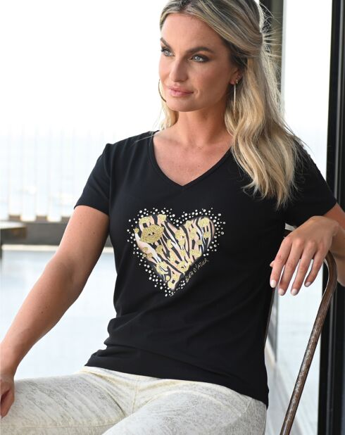 T-Shirt Boa noir
