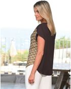 Top Ebene imprimé marron