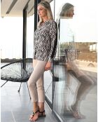 Chemise Lagos imprimée zebre