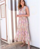 Robe Longue Hera imprimé multicolore