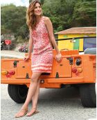 Robe Muray imprimée rouge