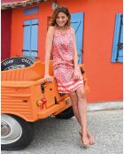 Robe Muray imprimée rouge