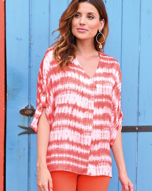 Blouse Sunset imprimée