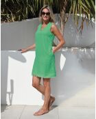 Robe 100% Lin Vanna verte
