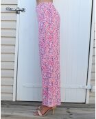Pantalon  Sancho imprimée rose