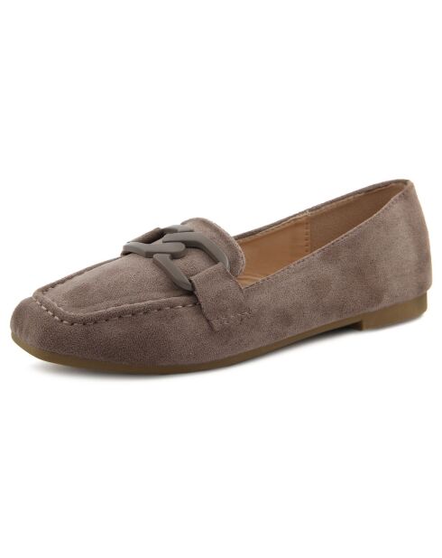 Mocassins Charlotte taupe