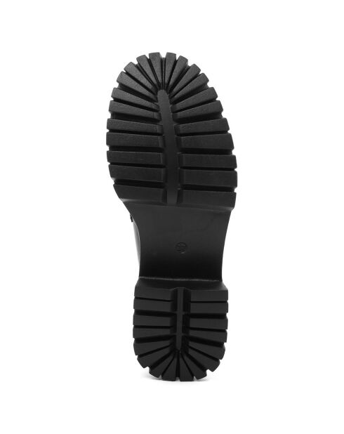 Mocassins Abby noirs - Talon 6 cm