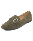Mocassins Sofia verts