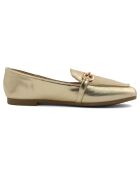 Mocassins Aurélie dorés