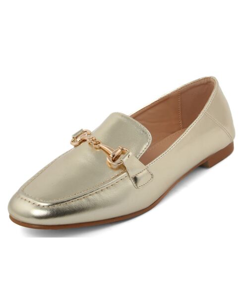 Mocassins Nicole dorés