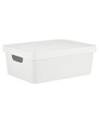 3 Boites de rangement blanches - 35x25.5x15 cm