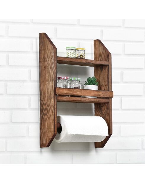 Etagère murale Spice bois - 48x29x10 cm