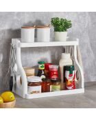 Rangement plan de travail K-629B blanc - 38x24.5x31.5 cm