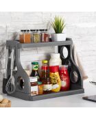 Rangement plan de travail K-629S gris - 38x24.5x31.5 cm