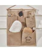 Rangement à suspendre 100% Jute marron clair - 35x45 cm