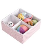 Boite de rangement compartimenté  rose