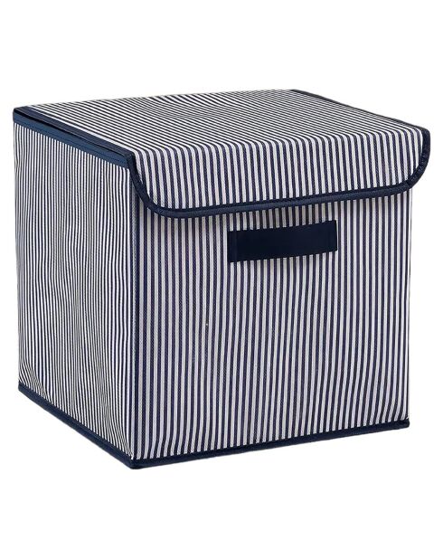 Boite de rangement YLC bleue - 30x30x30 cm