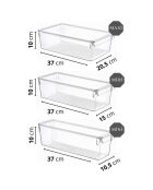 Organisateurs frigo CLRKPK3 transparent