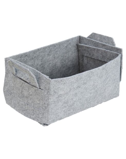 Panier Coco gris - 16x20x22 cm