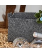 Panier Coco gris foncé - 16x20x22 cm
