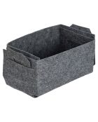 Panier Coco gris foncé - 16x20x22 cm