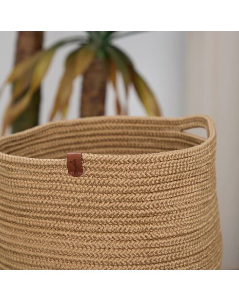 Panier en Jute Coco marron - 15x18x20 cm