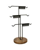 Support à bijoux noir - 25x39 cm